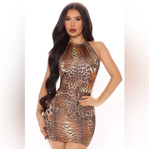 Cheetah dress outfit