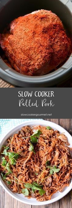 ***The Best Slow Cooker Pulled Pork Best Slow Cooker Pulled Pork, Paleo Crockpot, Slow Cooker Pulled Pork, Pulled Pork Recipes, Best Slow Cooker, Crock Pot Slow Cooker, Crock Pot Cooking, Pork Dishes, Pulled Pork