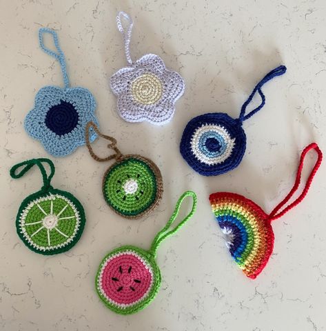 Crochet Pouch Bag Charm | Sprout Crochet Co. on Etsy Business Crochet, Crochet Quilt Pattern, Crocheted Bags, Crochet Baby Beanie, Crochet Bag Pattern Free, Crochet Pouch, Cozy Crochet, Crochet Business, Crochet Quilt