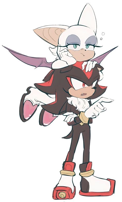 Rouge Fanart, Shadow And Rouge, Rouge The Bat, Sonic And Amy, Sonic Fan Characters, Sonic Franchise, Hedgehog Art, Sonic Adventure, Different Art Styles