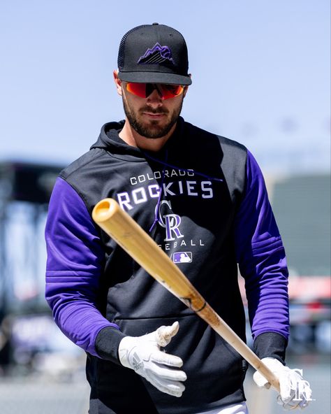 Kris Bryant Rockies, Rockies Baseball, Colorado Rockies Baseball, Mlb Wallpaper, Padres Baseball, Miss You Guys, Kris Bryant, Colorado Rockies, Mlb Baseball