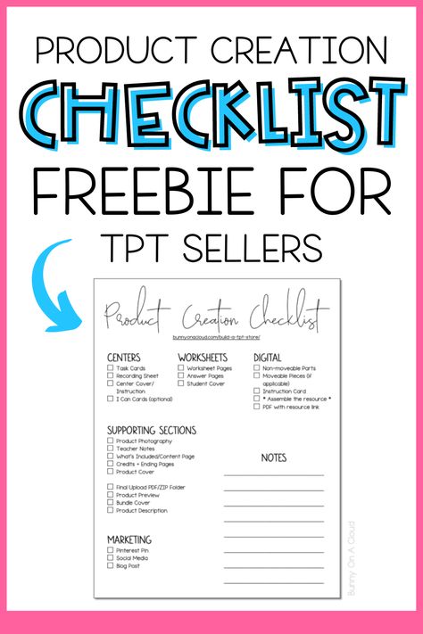 Tpt Product Ideas, Teacher Checklist Template, Teachers Pay Teachers Free Downloads, Tpt Teacher Pay Teachers My Purchases, Teacher Observation Checklist, Tpt Seller Tips, Tpt Teacher Pay Teachers, Teacher Checklist, Teachers Pay Teachers Freebies