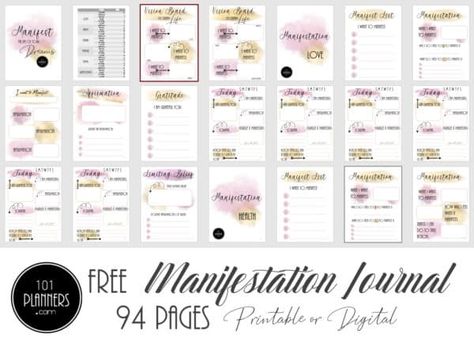 6 FREE Manifestation Journal Templates | 6 Free Journals Available Manifestation Journal Printable, Scripting Manifestation Journal Template, Free Manifestation Journal Template, Manifestation Journal Template, 777 Manifestation, Manifest A Relationship, Manifest Someone, Journal Printables Free, Journal Wellness