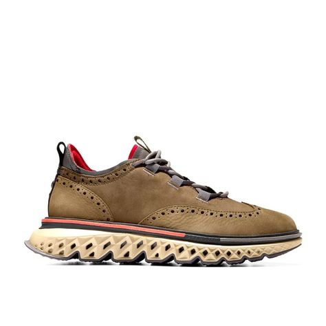 NEW w/NO BOX Men's 5.ZERØGRAND Wingtip Oxford in STONE GREY Cole Haan Zerogrand, Wingtip Oxford, Stone Grey, Diamond Shaped, Grey Stone, Cole Haan, Sneakers Fashion, Sneaker Boots, Full Length