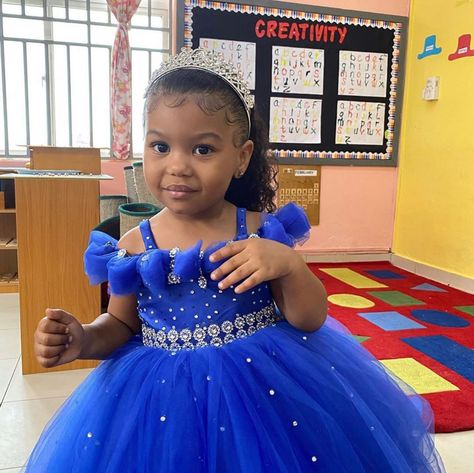 Kids  baby Ballgown/ Balldress on Instagram: “Representing blue house 🏠” Kids Ball Gowns Princesses, Dress For Children Girl, Ball Gown For Baby Girl, Baby Gown Styles, Ball Dresses For Kids, Children Ball Gown Dress, Baby Girl Ball Gown, Baby Ball Gown, Kiddie Prom