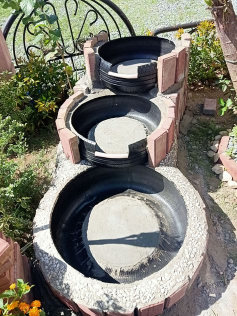 Home - WaterfallNow custom water features water walls Tire Pond, Diy Ponds Backyard, Tire Garden, Garden Pond Design, Diy Pond, Diy Garden Fountains, Front Garden Landscape, Waterfalls Backyard, Bamboo Garden