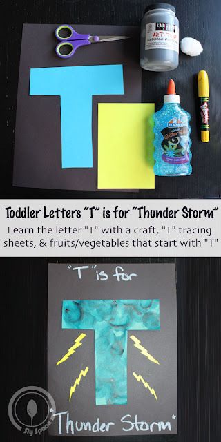 Letter T Craft - Toddler/Preshooler letter of the week craft T is for Thunder Storm with related craft and tracing sheets. - Discover the wonderful world of Letter T with our toddler-friendly collection of letter making activities! Engage your little ones in a fun and educational journey and boost their vocabulary skills as they learn to identify and pronounce various ‘T’ words. #LetterT #Toddlers #Preschoolers #LearningThroughPlay #EarlyEducation #VocabularyBuilding #AlphabetFun Letter T Crafts For Toddlers, T Is For, Letter T Craft, Micro School, T Words, Letter T Crafts, Letter T Activities, Alphabet Crafts Preschool, Educational Activities For Preschoolers