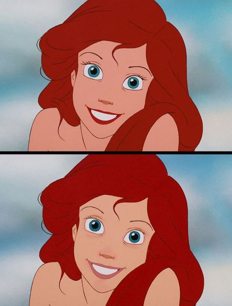 Ariel without makeup. She still a baddie! Disney Princesses Without Makeup, Ariel Makeup, One Punch Man Manga, Disney Ariel, No Makeup, Blog Images, Disney Memes, Without Makeup, Disney Funny