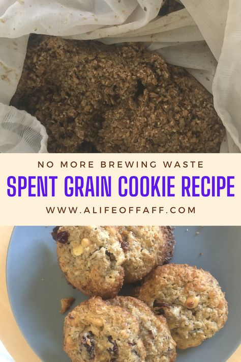 Spent Grain Bread Recipe, Spent Grain Bread, Spent Grain Recipes, All Grain Brewing, Spent Grain, Tasty Cookies, Chocolate Cranberry, Grain Recipes, Homebrew Recipes