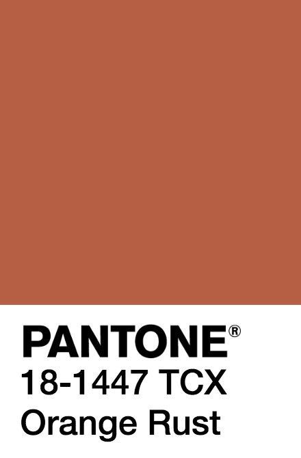 Rust Pantone Color, Rust Orange Paint, Rust Color Paint, Colour Pantone, Orange Pantone, Pantone Orange, Pantone Tcx, Pantone Swatches, Color Palette Living Room