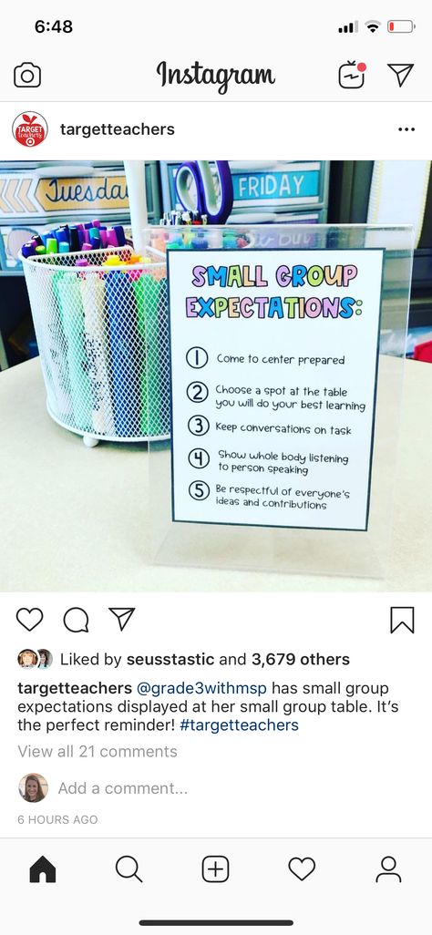 Small Group Table, Teaching Classroom Management, Classroom Expectations, Classroom Procedures, Classroom Behavior Management, Elementary Classroom Decor, 5th Grade Classroom, Third Grade Classroom, 4th Grade Classroom