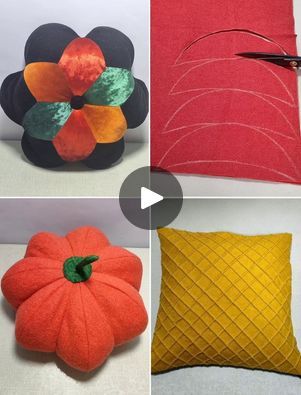 Diy Pillow Covers No Sew, Chair Pillows, Pillow Sewing, Pillow Making, Easy Pillows, Pillow Ideas, Simple Crafts, Chair Pillow, Red Brown