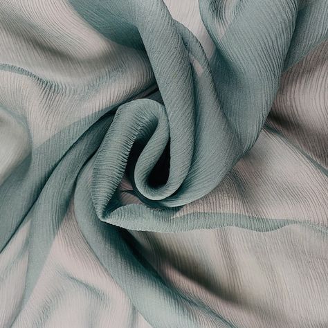 A lightweight soft and crinkly silk crepon. 100% Silk. Deadstock Fabric. Sourced from Last Yarn. Sold by The House of a Thousand Fabrics, home to fabrics sourced from one of the oldest Bridal companies in the the world, founded in London, 1910. All fabrics are surplus from collections over the past decades. Deadstock Fabric, Silk Clothes, Pure Silk, In London, The House, The Past, Old Things, Wax, Textiles