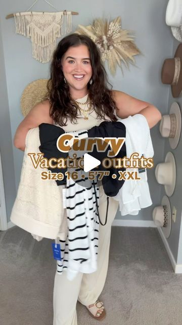 Plus Size Vacation Outfits, Travel Outfit Plus Size, Outfit Inspo Plus Size, Travel Ootd, Curvy Style, Fashion Curvy, Casual Chic Style, Curvy Outfits, Ootd Outfit