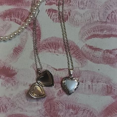 Heart locket necklace 💌 - 179/- Made with stainless steel material Shop via dm <3 Heart locket necklace Coquette Jewellery Coquette aesthetic Coquette Jewellery Pinterest finds Pinterest jewellery Pinterest finds Pink Explore page Small business india #handmadejewellery #pinterestfinds #pinterestaccessories #pinterest #pinteresty #pinterestjewelry #coquetteaesthetic #coquettejewelry #pink #explorepage #smallbusinessgifting #smallbusiness Heart Locket Aesthetic, Heart Locket Necklace Aesthetic, Dainty Heart-shaped Silver Locket Necklace, Downtown Girl Necklace, Coquette Jewelry, Vintage Heart-shaped Locket Jewelry, Heart Coquette Necklace, Vintage Heart-shaped Sterling Silver Locket Necklace, Pinterest Jewelry