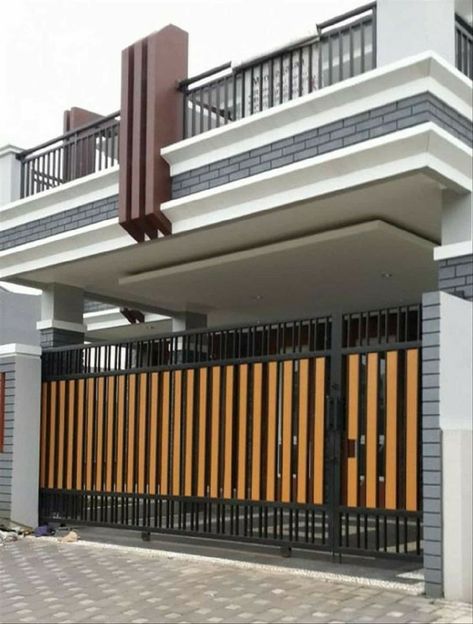 Tor Design, Home Gate Design, Gate Designs Modern, Modern Gate, House Main Gates Design, Modern Fence Design, House Fence Design, Steel Gate Design, Front Gate Design