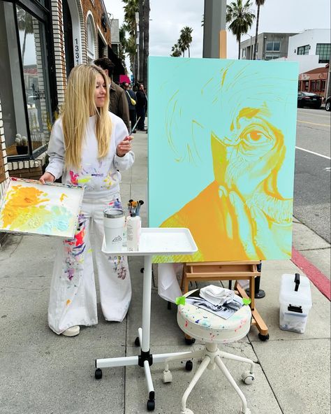 @victoriawhitecreates is PAINTING LIVE TODAY at @artunified on Abbot Kinney Blvd in Venice! no rain yet!! come stop by and say hi 🤍🤍🤍 art will make you happy!! #artunified #venicebeach #abbotkinney #portraits #whodoyoulove #artgifts #portraitartist #monochromatic #monochrome #artistsofinstagram #christmasiscoming #foreverart #thebestgiftever #thebestgift #yourfavoriteartwork Abbot Kinney Blvd, Who Do You Love, Abbot Kinney, No Rain, Live Today, Venice Beach, Portrait Artist, Christmas Is Coming, Say Hi