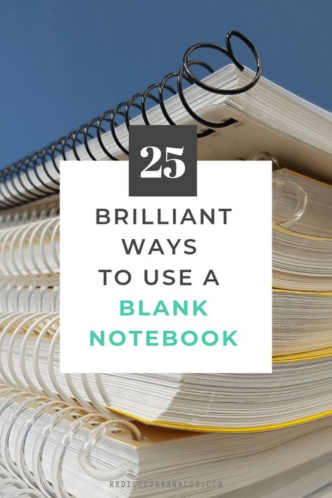 Ways To Use A Notebook, How To Use Notebooks, Uses For Notebooks, Everything Notebook, Using A Notebook As A Planner, Ways To Use Notebooks, What To Use Notebooks For, Work Notebook, How To Bind Notebooks