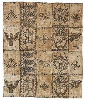 Ngatu (tapa cloth) tonga Samoan Art, Tongan Culture, Tapa Cloth, Art Printmaking, Polynesian Art, Hawaiian Pattern, Nz Art, Vintage Aloha, Polynesian Designs