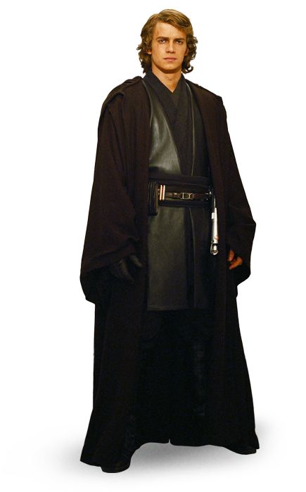 ANAKIN SKYWALKER. Nothing more to be said. Anakin Skywalker Cardboard Cutout, Anakin Skywalker Outfit, Anakin Skywalker Costume, Anakin Costume, Jedi Robe, Jedi Costume, Anakin Vader, Star Wars Jewelry, Star Wars Character