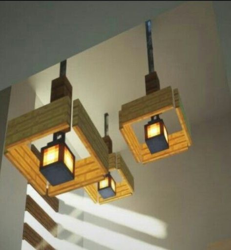 Minecraft Roof Decoration, Interior Walls Minecraft, Minecraft Ideas Outdoor, Ceiling Light Minecraft, Minecraft Interior Lighting, Door Minecraft Design, Minecraft Waiting Room, Minecraft Ceiling Light Ideas, Minecraft Lighthouse Interior