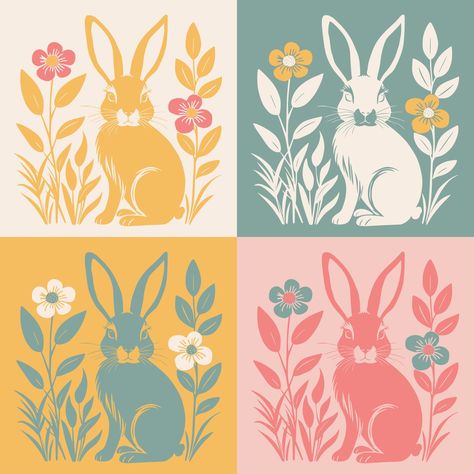 #boho #aesthetic #easterartprojects Boho Easter, Easter Bunny Svg, Bunny Drawing, Easter Projects, Easter Art, Bunny Svg, Boho Aesthetic, Spring Home Decor, Cats Meow