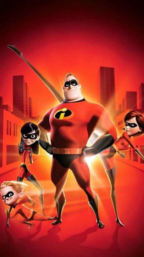 The Incredibles Wallpaper, Incredibles Wallpaper, The Incredibles 2004, Animation Images, Traditional Animation, Disney Inside Out, Disney Wallpapers, Jack Jack, Animation Movie