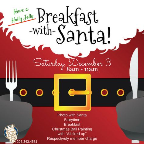 Brunch With Santa Ideas, Breakfast With Santa Activities, Breakfast With Santa Fundraiser, Breakfast With Santa Decorations, Breakfast With Santa Ideas Events, Breakfast With Santa Ideas, Santa Brunch, Childcare Facility, Community Christmas