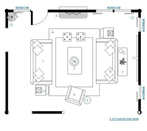 Living room floor plan option Autocad Exercises, Living Room Tv Wall Luxury, Living Room Floor Plan, Drawing Room Concept, Living Room Zones, Sectional Living Room Layout, Family Room Sectional, Architecture Symbols, Sofa Drawing