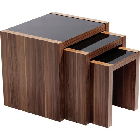 Centre Table Design, Centre Table Living Room, Cube Side Table, Nest Of Tables, Walnut Side Tables, Centre Table, Table Living Room, Sofa Side Table, Walnut Veneer