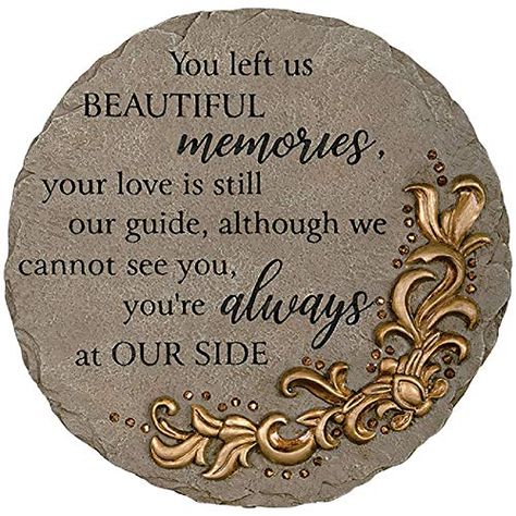 Headstone Arrangements, Memorial Rocks, Memory Ornaments, Decorative Stepping Stones, Grave Stone, Gravesite Decorations, Memorial Garden Stones, Stone Step, Step Stones