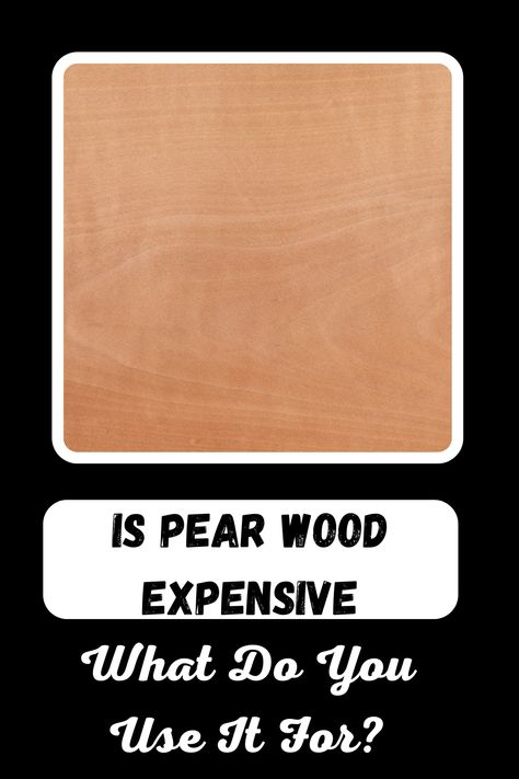 Pearwood is a type of hardwood that can be used for a variety of different projects. This guide will tell you everything you need to know about pear wood, what it looks like, where to find it, and what you can make with it. Whether you're looking for new ideas or just want to learn more about this interesting type of wood, this guide has got you covered. Thanks for reading! Types Of Hardwood Floors, Pear Wood, Pear Trees, Living In Europe, Different Types Of Wood, Pear Tree, Pale Colors, Sheesham Wood, Machine Tools