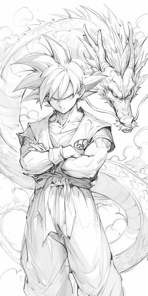 #goku #dragonball#anime #manga #cartoon #wallpaper #phonewallpaper #animewallpaper Goku Art Drawings, Dbz Art Goku, Goku Art, Dbz Drawings, Goku Drawing, Anime Drawing Sketches, Anime Photo Profile Dark, Goku Wallpaper, Manga Cartoon