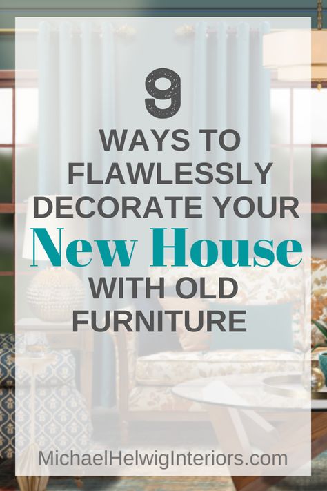 There’s nothing wrong with your furniture and you’re thankful that you have quality stuff. I’m sure you can relate to that feeling that something just isn’t syncing up when you’re trying to pull a look together with old furniture. Whatever the case, before you decide to chuck your dated furniture or hand me down sofa, let me show you 9 ways to flawlessly decorate your new house with old furniture. Using Antique Furniture To Decorate Home, What Furniture To Put In Living Room, Mid Century Modern With Traditional, Mixing Old And New Furniture Living Room, Antique With Modern Decor Interiors, Decorating With Vintage Furniture, How To Make Old Furniture Look Modern, Old Furniture In Modern Home Living Room, Updating Antique Furniture