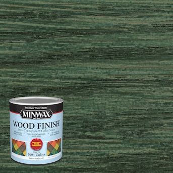 Minwax Wood Finish Water-based Verdigris Mw1239 Semi-transparent Interior Stain (1-quart) in the Interior Stains department at Lowes.com Green Stained Wood, Method Soap, World Of Possibilities, Unfinished Furniture, Water Based Stain, Container Size, Stained Wood, Semi Transparent, Wood Finish