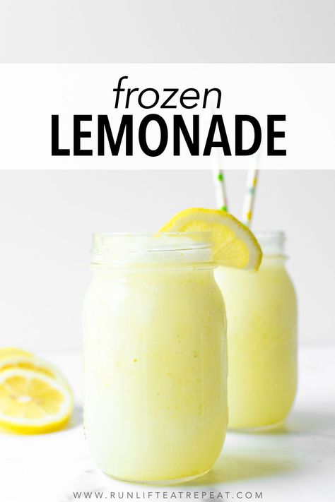 Frosted Lemonade, Lemonade Cocktail, Recipe Tin, Frozen Lemonade, Refreshing Summer Drinks, Homemade Lemonade, Easy Drinks, Lemonade Recipes, Summer Drink