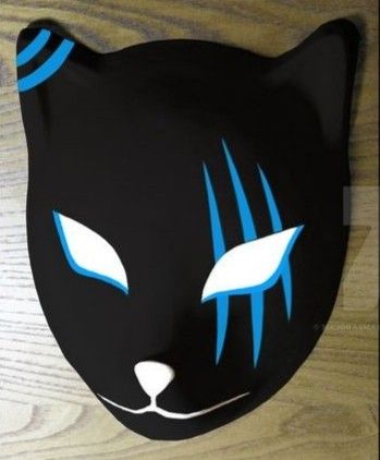 Anbu Mask, Kitsune Mask, Mask Drawing, Japanese Mask, Fox Mask, Clothing Sketches, Cool Masks, Cat Mask, Cool Swords