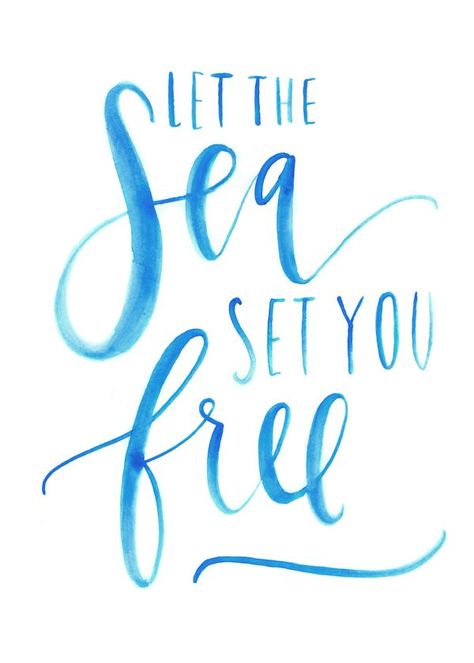 Let the Sea set you free. Sea Quotes, Ocean Quotes, Cute Couple Quotes, Beach Quotes, Summer Quotes, Socrates, Set You Free, Travel Quotes, The Words