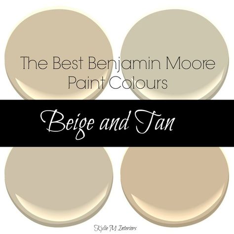 The best benjamin moore paint colours. Beige, tan and neutral colors for any room by Kylie M Interiors, Decorating Blog Benjamin Moore Tan, Benjamin Moore Beige, Benjamin Moore Paint Colours, Manchester Tan Benjamin Moore, Shaker Beige, Bathroom Dream, Tan Paint Colors, Manchester Tan, Grant Beige