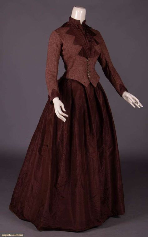 1880s Dress, Victorian Era Fashion, 1880s Fashion, 19th Century Clothing, Bustle Dress, Victorian Costume, 19th Century Fashion, Period Outfit, Old Dresses