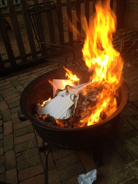 Burn Schoolwork, Burning Papers Aesthetic, Burning School Work, Burning Ex Stuff Aesthetic, Burning Pictures Aesthetic, End Of Year Aesthetic, End Of School Year Aesthetic, End Of School Aesthetic, Burning Paper Aesthetic