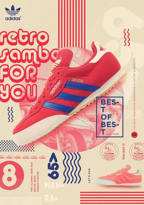 Retro Sneaker Poster, Shoes Graphic Design Poster, Long Poster Design, Adidas Design Graphic, Adidas Poster Design, Adidas Graphic Design, Shoes Poster Design Ideas, Sneakers Poster Design, Adidas Advertisement