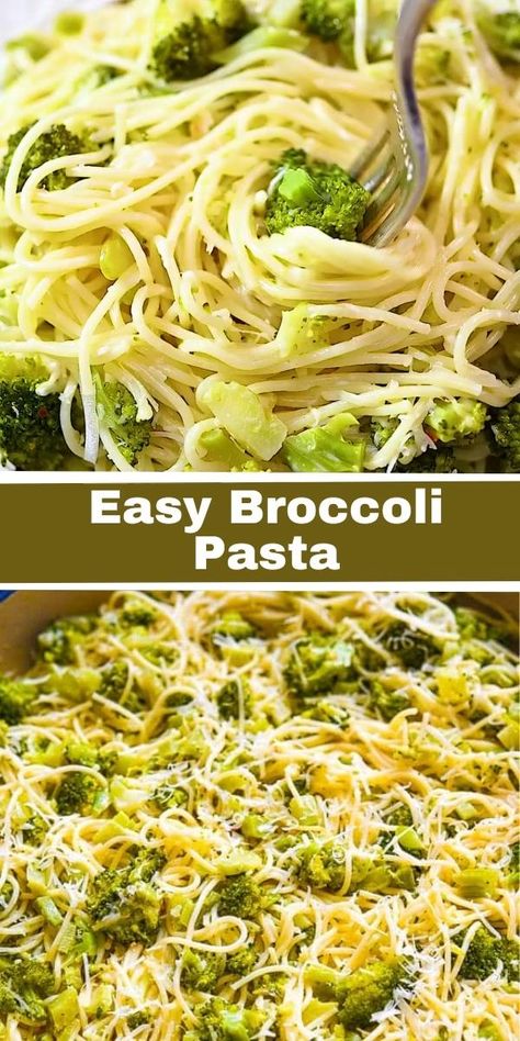 Broccoli Spaghetti Pasta, Spaghetti And Broccoli Recipes, Broccoli And Pasta Recipes, Pasta And Broccoli Recipes, Meals With Broccoli, Pasta Broccoli Recipes, Simple Broccoli Recipes, Broccoli With Pasta, Broccoli Pasta Recipes