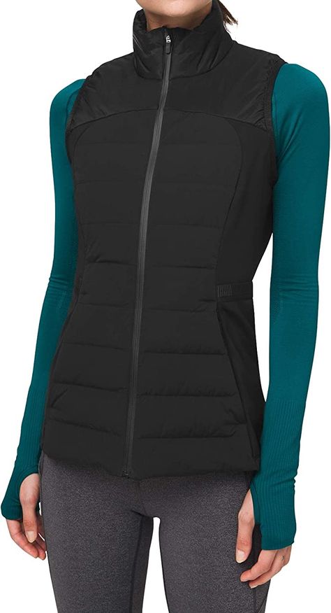 Down For It All Vest, Lululemon Vest, Black Down, Tailored Blazer, Trendy Clothes For Women, Women's Coats, Chic Woman, Trendy Fashion Women, Amazon Women