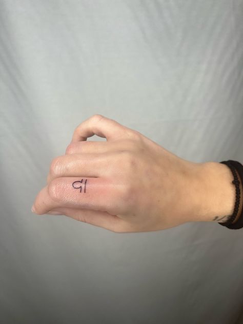 Libra Tattoo Finger, Libra Finger Tattoo, Libra Zodiac Tattoos, Tattoo Finger, Finger Tattoo, Zodiac Tattoos, Libra Zodiac, Finger Tattoos, Small Tattoos