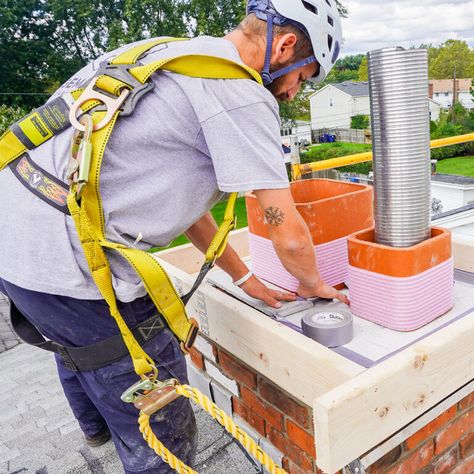 The Difference Between a Cracked or Damaged Chimney Crown Brick Structure, Fireplace Damper, Chimney Repair, Fireplace Stove, Brick Steps, Chimney Cleaning, Drip Edge, Chimney Sweep, Window Repair