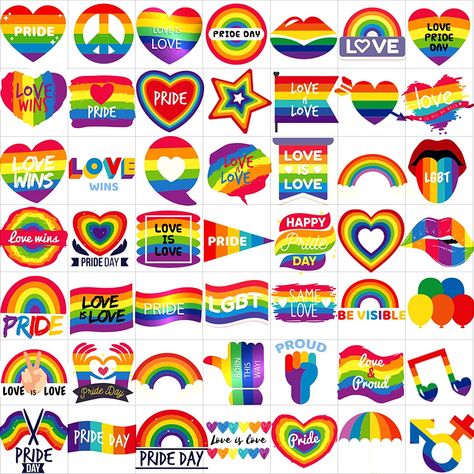 Zeecdatoo 80+ PCS Gay Pride tattoos, 10 Sheets Pride Temporary Tattoos, LGBT Rainbow Temporary Tattoos, Waterproof Rainbow Flag Tattoo Stickers for Pride Equality Parades Party Rainbow Flag Tattoo, Gay Pride Tattoos, Gay Pride Bracelet, Pride Equality, Temporary Tattoo Paper, Pride Tattoo, Flag Tattoo, Pride Bracelet, Lgbtqia Pride