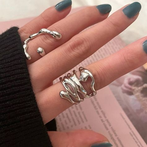 This Stackable Rings item by CalliaJewellery has 4635 favorites from Etsy shoppers. Ships from United Kingdom. Listed on 27 Jun, 2023 Ring Party Jewelry, Ring Trends, Liquid Metal, Adjustable Jewelry, Geometric Ring, Handmade Jewelry Gift, Unique Jewelry Designs, Finger Rings, Birthday Jewelry Gift