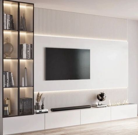 Led Tv Wall Design, Tv Wall Ideas, Ruang Tv, Tv Camera, Tv Walls, Dnevna Soba, Wall Unit Designs, Modern Tv Wall Units, Living Room Wall Units