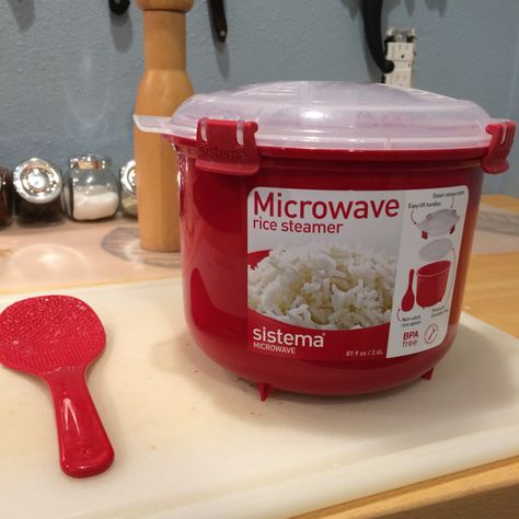 Fat Boy Heaven reviews the Sistema Microwave Rice Cooker Rice Steamer Recipes, Boiled Rice Recipes, Rice In The Microwave, Microwave Rice Cooker, Microwave Rice, How To Boil Rice, Perfect Rice, Steam Veggies, Steamer Recipes